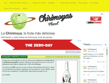 Tablet Screenshot of chirimoyas.es